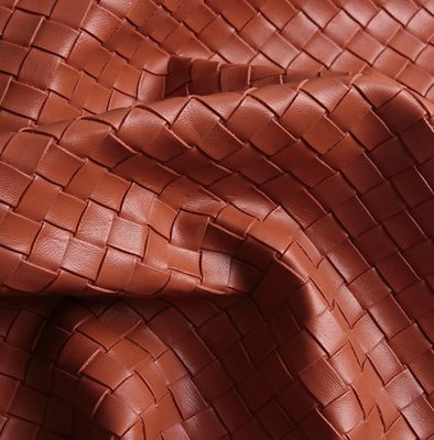 Kantong Tangan Woven yang Lembut dan tahan lama PVC Kain Kulit Palsu