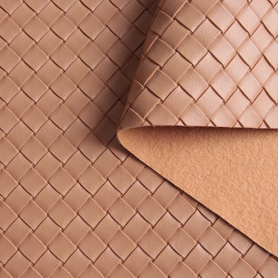 Kantong Tangan Woven yang Lembut dan tahan lama PVC Kain Kulit Palsu