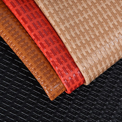 Warna Multi-Choice Straw Mat Kulit Plaid PVC Tenun Kulit buatan Tas Tas Tas Sepatu Kulit