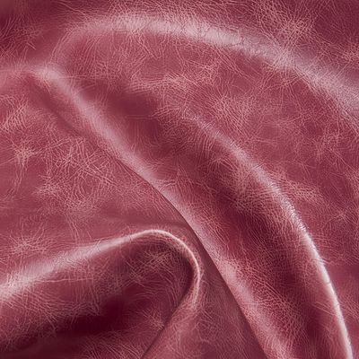 Soft Handfeel 1.5-2.5mm Suede Backing Oil Wax Crazy Horse Leather PVC Kulit buatan untuk sofa Seat Bag