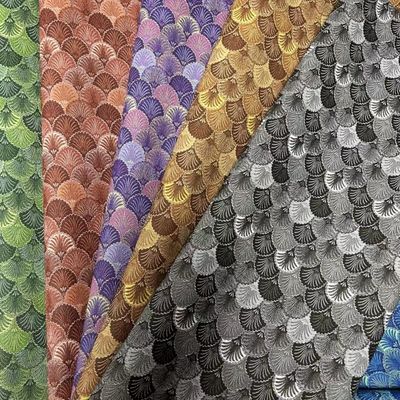 Pvc Peacock Printed Film Style Synthetic Artificial Leather Untuk Bag Packaging Notebook Phone Shell Kain Kulit Palsu