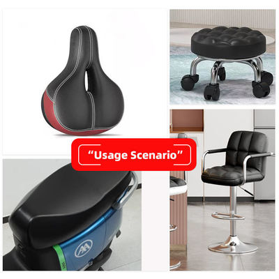 Elastis Pvc Cetakan Pola kulit sintetis buatan untuk sepeda motor Sepeda Seat Cover Sofa Mobil bahan kulit palsu