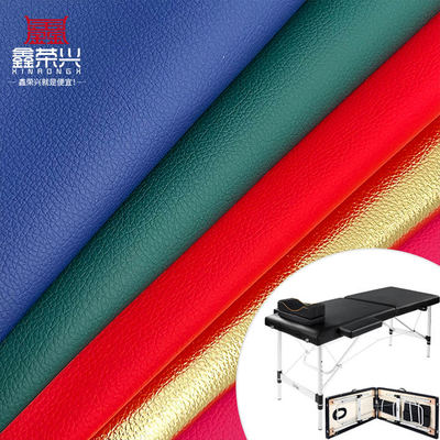 Kulit Sintetis PVC Buatan Emboss Desain Butiran Leci untuk Furnitur Sofa Dekoratif Kerajinan Tas Bantal Mobil