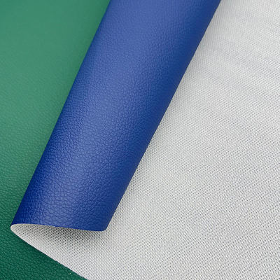 Kulit Sintetis PVC Buatan Emboss Desain Butiran Leci untuk Furnitur Sofa Dekoratif Kerajinan Tas Bantal Mobil