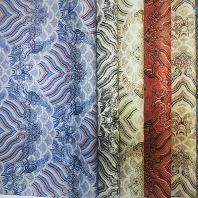 Synthetic PVC Macrame Printed Fux Leather Fabric Film Style untuk Tas Notebook Phone Shell Dekoratif & Kerajinan Penggunaan untuk Sofa Well