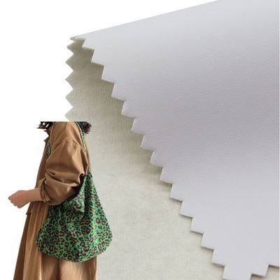 Kulit Sintetis Buatan Digital Printing Timbul Putih PVC untuk Tas Notebook Casing Ponsel Alas Meja Kain Kulit Imitasi