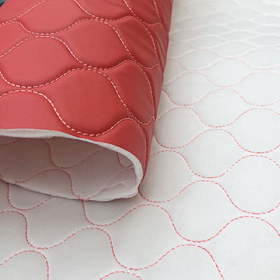 PVC 3mm Sponge Textured Fux Synthetic Leather Anti-Scratch Waterproof Soft Furniture Cover untuk Sofa Kursi pijat Kursi mobil