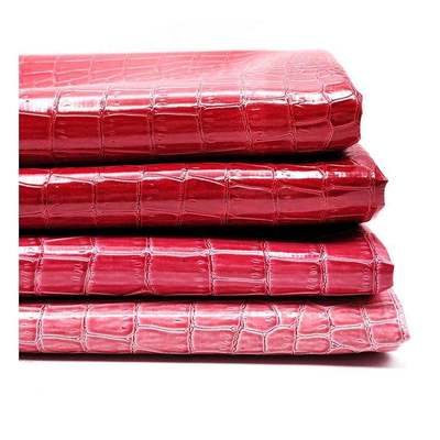 Kulit palsu berwarna cerah Kulit sintetis untuk sepatu Tas furnitur Bahan kerajinan