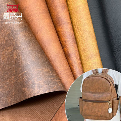 Kulit Sintetis Buatan Tekstur Gajah PVC 1.4mm untuk Tas Dompet Perlengkapan Rumah Tangga Sofa Bahan Kulit Imitasi