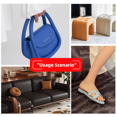 Kain Kulit Rajut PVC untuk Furnitur 57/58" Tahan Air Tahan Abrasi