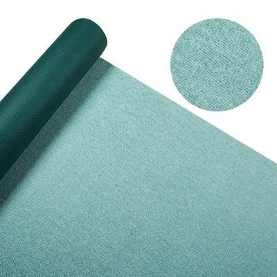 PVC Litchi Grain Synthetic Leather untuk Furniture 54" Lebar