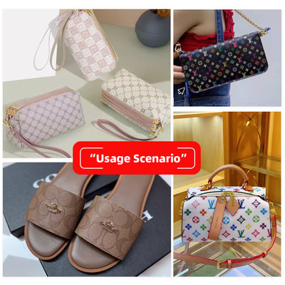 Kulit palsu PVC yang dicetak untuk tas dan kerajinan