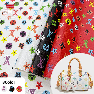 Kulit palsu PVC yang dicetak untuk tas dan kerajinan