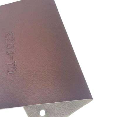 Kain PVC Tech yang didukung kulit palsu untuk furnitur 140cm lebar