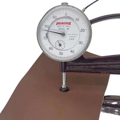 Kain PVC Tech yang didukung kulit palsu untuk furnitur 140cm lebar