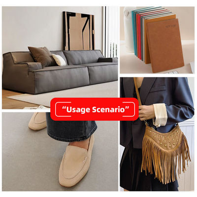 Kain Kulit Sintetis PU 0.4mm untuk Pelapis, Tahan Air & Tahan Abrasi