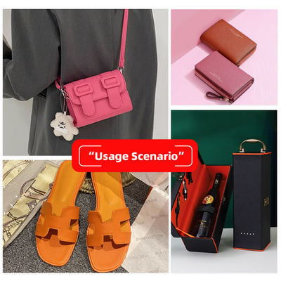 PVC Saffiano Cross Pattern Synthetic Leather untuk Furniture 54" lebar