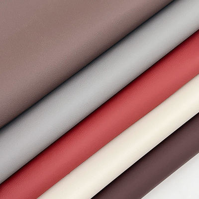 PVC Napa Embossed Faux Leather Tahan Air Tahan Abrasi Lebar 54"