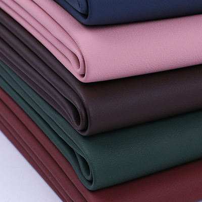 Kulit sintetis tahan abrasi PVC untuk penutup kursi mobil