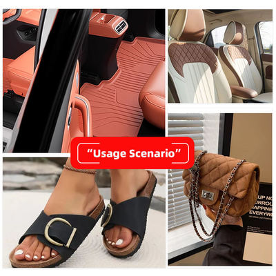 PVC Rhombus Punching Embossed Style kulit sintetis buatan untuk mobil kaki kursi mobil sofa dekorasi tas kain kulit palsu