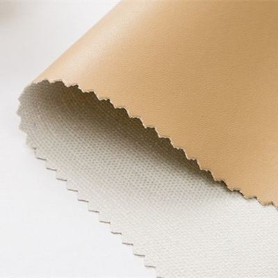 PU Tc Kain Napa Grain Pola Kulit Sintetis Dompet Kotak Sepatu Buku Catatan Album Foto Kain Kulit