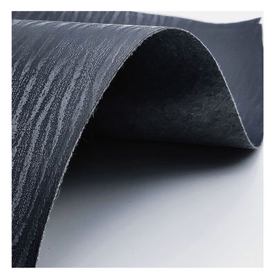 Grosir Pvc stripe kulit kulit buatan kulit sintetis kayu cetak kemasan dompet kotak sepatu buku catatan kain kulit palsu