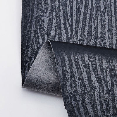 Grosir Pvc stripe kulit kulit buatan kulit sintetis kayu cetak kemasan dompet kotak sepatu buku catatan kain kulit palsu