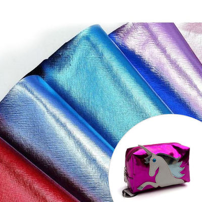 Pvc Metal Film Filter Cross Pattern Artificial Synthetic Leather Handbag Wallet Case Shoes Notebook Kain Kulit Palsu