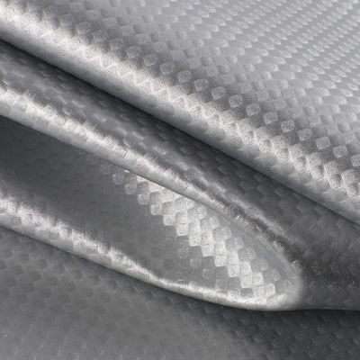 Elastic PU Carbon Fiber Straw Mat Grain Synthetic Leather for Clothing Bags Earphone Sleeve Box Kain Kulit Palsu