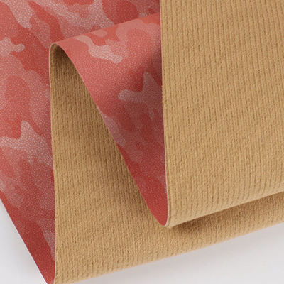 PU Frosted Sheepskin Nubuck Grain Kamuflase Tas Kulit Sintetis Sepatu Dompet Dekorasi Notebook Kasus Kain Kulit Palsu