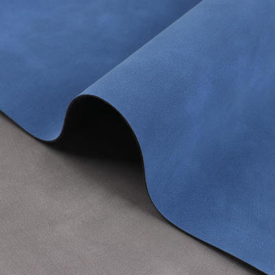 PU Dua-warna Frosted Kulit Domba Nubuck Grain Sintetis Kulit Tas Sepatu Dompet Hiasi Buku Catatan Kasus Kain Kulit Imitasi