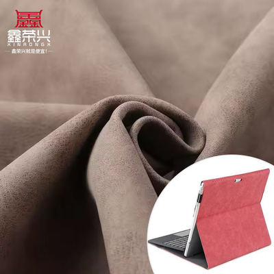 PU Frosted Yangbuck Nubuck Grain Synthetic Leather untuk Tas Sepatu Dompet Dekorasi Notebook Case Kain Kulit Palsu