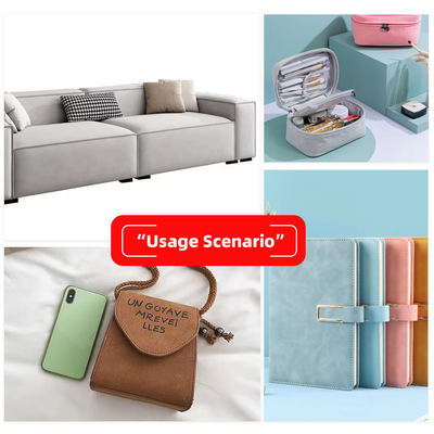 PU Frosted Yangbuck Nubuck Grain Synthetic Leather untuk Tas Sepatu Dompet Dekorasi Notebook Case Kain Kulit Palsu