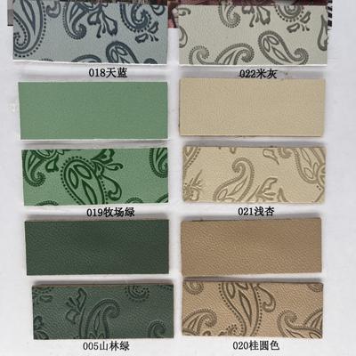 PU Tekan Kulit Sintetis untuk Tas Sepatu Paket Meja Alas Kain Kulit Imitasi Sintetis