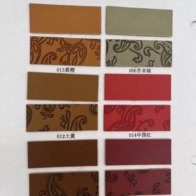 PU Tekan Kulit Sintetis untuk Tas Sepatu Paket Meja Alas Kain Kulit Imitasi Sintetis