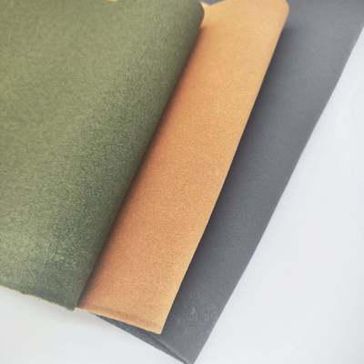 Kulit Sintetis PU Microfiber Imitasi Suede ECO untuk Sepatu, Tas, Sabuk, Sarung Tangan, Kain Kulit Imitasi