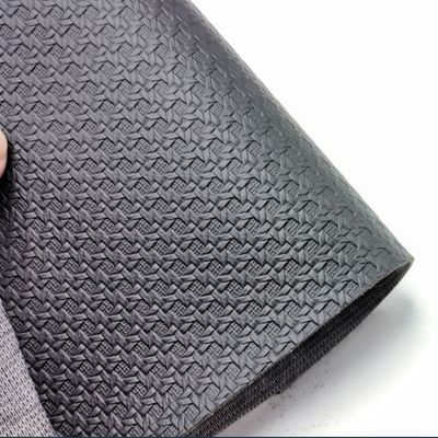 Woven PVC Synthetic Leather Fabric with 0.9mm Thickness and 140cm Width for Handbags and Furniture