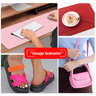 Kain Kulit Sintetis PVC Tahan Angin dengan Pola Berlian Anti Selip untuk Tas dan Furnitur