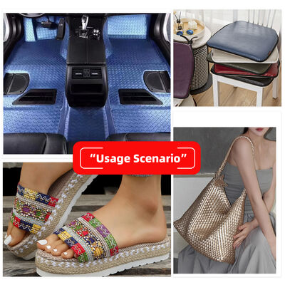 Kain kulit buatan sintetis untuk kursi mobil Tas kaki Sofa Perabotan