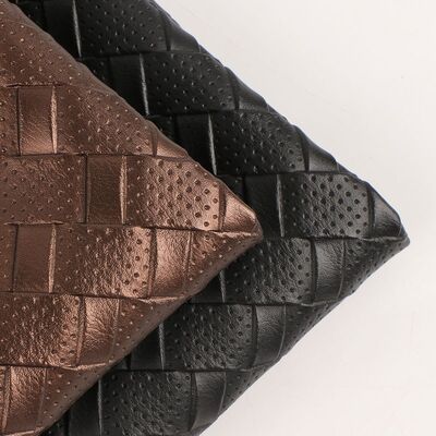 PVC Synthetic Artificial Leather Pinhole Weave Grain Soft Bed Car Seat Cover for Chairs Sofas Shoes Cars Stretchable Fabric for