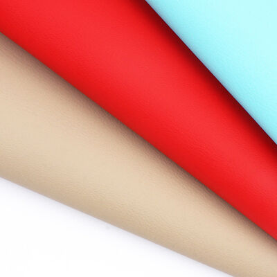 Pure Glue PVC Napa Grain Synthetic Artificial Leather Automotive Trim Chair Sofa Bed Car Seat Car Foot Fux Leather Fabric