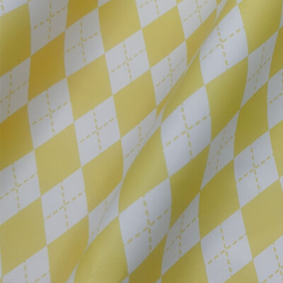 Hotsale PVC Square Diamond Printed Leather Synthetic Artificial Leather Handbag Sepatu Dompet Dekorasi Sabuk Kain Kulit Palsu