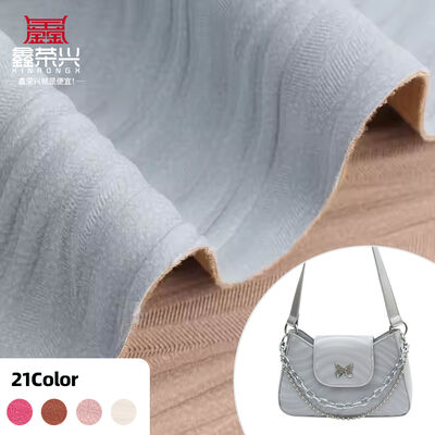 PU Frosted Nubuck Synthetic Leather Leaf Grain Design Bag Sepatu Dompet Notebook Cases Kain Kulit Palsu Kain Tenun Sofa Dekorasi