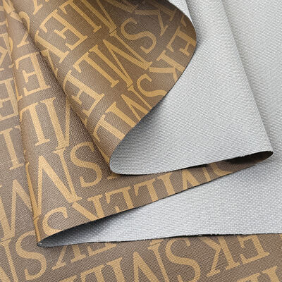 PVC Synthetic Artificial Leather Printed Style Vinyl Faux Leather Material for Bag Notebook Phone Shell Table Mat Sofa Craft Use