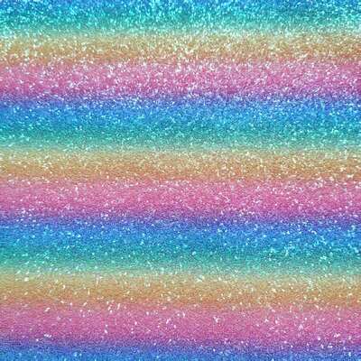 Rainbow Glitter Checker Pattern Kulit sintetis PVC untuk tas, sepatu & kerajinan