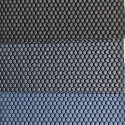 Tekstur Bola Basket Hexagon Tuliskan PVC Rol Kulit Sintetis Kulit buatan untuk tas Furnitur Interior mobil