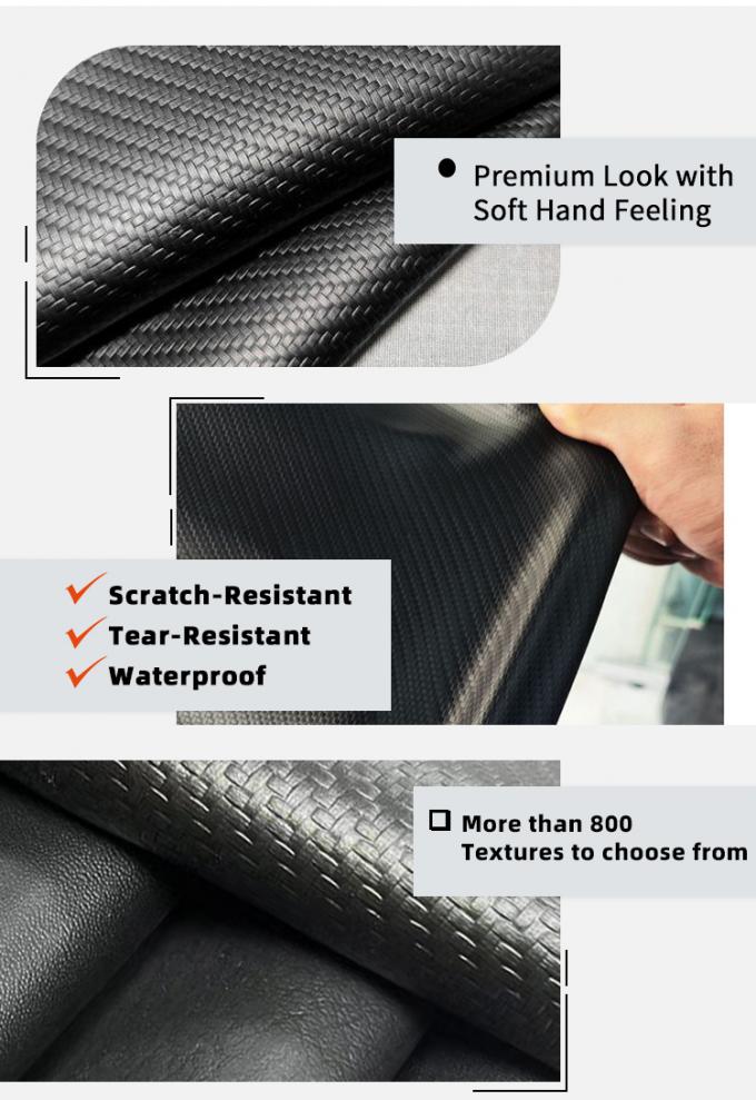 Elastis Pvc Cetakan Pola kulit sintetis buatan untuk sepeda motor Sepeda Seat Cover Sofa Mobil bahan kulit palsu 5