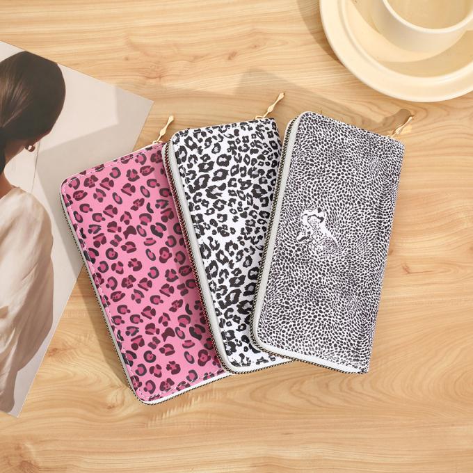 Kulit Sintetis Buatan PVC Cetak Macan Tutul Grosir untuk Tas, Notebook, Casing Ponsel, Alas Meja, Kain Kulit Imitasi 17