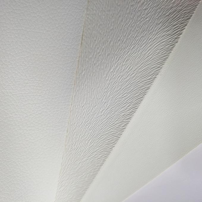 Kulit Sintetis Buatan Digital Printing Timbul Putih PVC untuk Tas Notebook Casing Ponsel Alas Meja Kain Kulit Imitasi 7