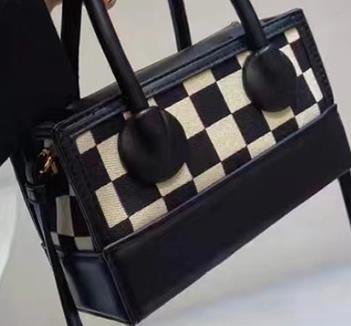 Kain Linen Flax Kotak-kotak Tebal 1.0mm Tahan Air Peregangan Berkelompok Luar Ruangan untuk Sofa Tas Sabuk Pengaman Mobil Kulit Sintetis Tenun Belakang 12